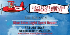 2022 bill robinson blue skies light sport repair