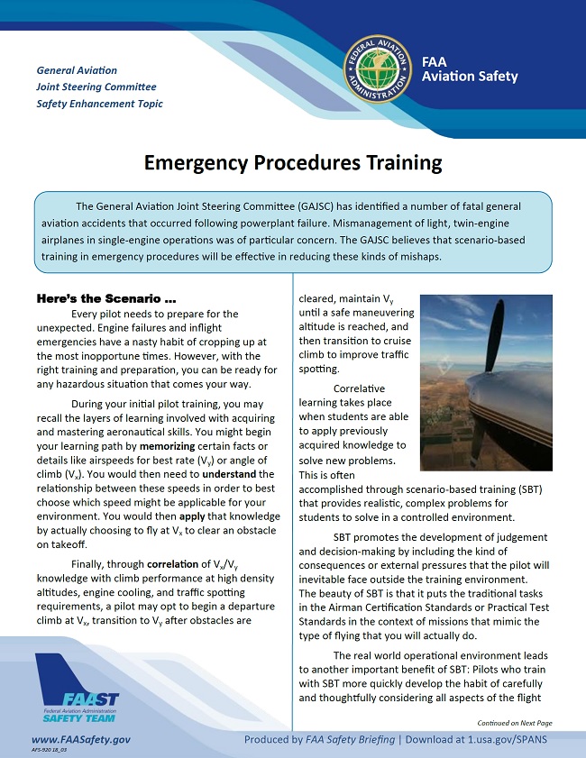 2018-03-01-faa-safety-gajsc-emergency-procedures-training