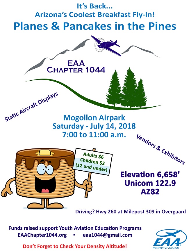 2018 planes and pancakes in the pines