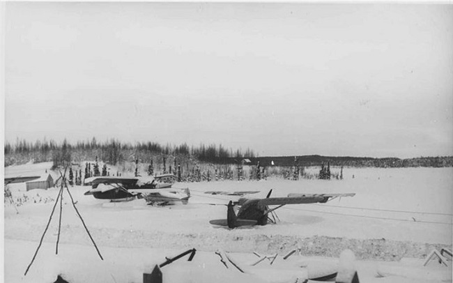 executive director december 2021 plane in snow