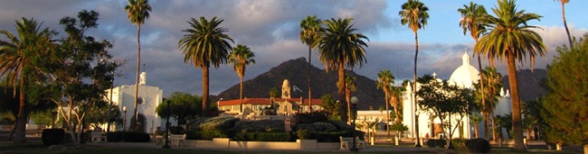 ajo airport and food drive spanish colonial plaza