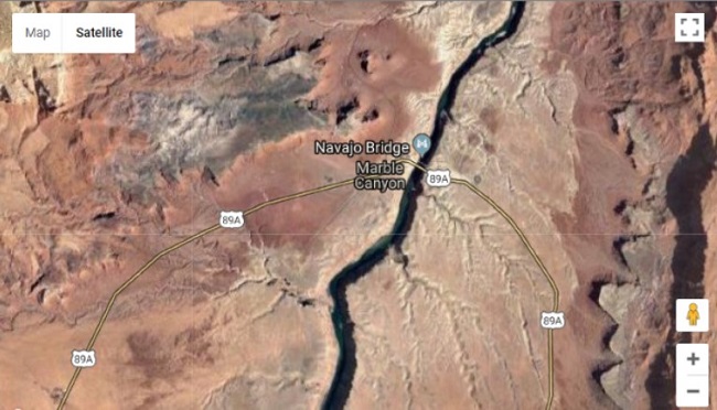 arizona airport focus marble canyon google earth l41