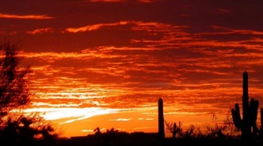 arizona airport focus nogales sunset