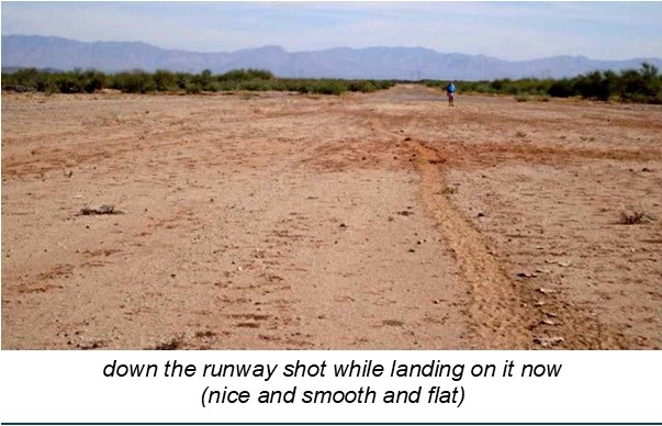 the good the bad and the ugly forepaugh airstrip down the runway while landing